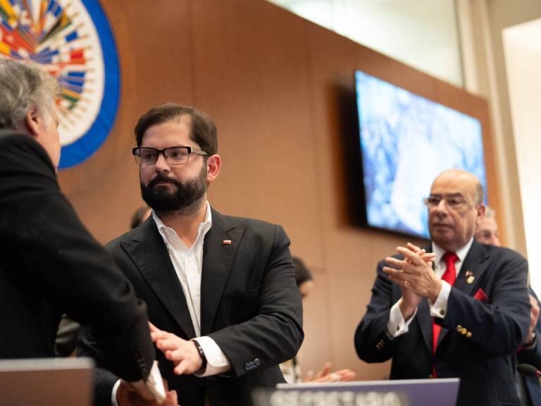 Presidente Boric se dirige a la Asamblea General de la OEA con foco en los Derechos Humanos