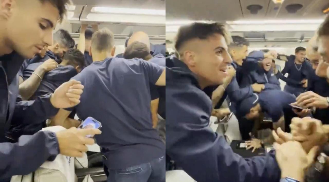 En pleno vuelo de avión: la emocionante reacción del Porto al enterarse de que clasificaron a octavos de Champions League