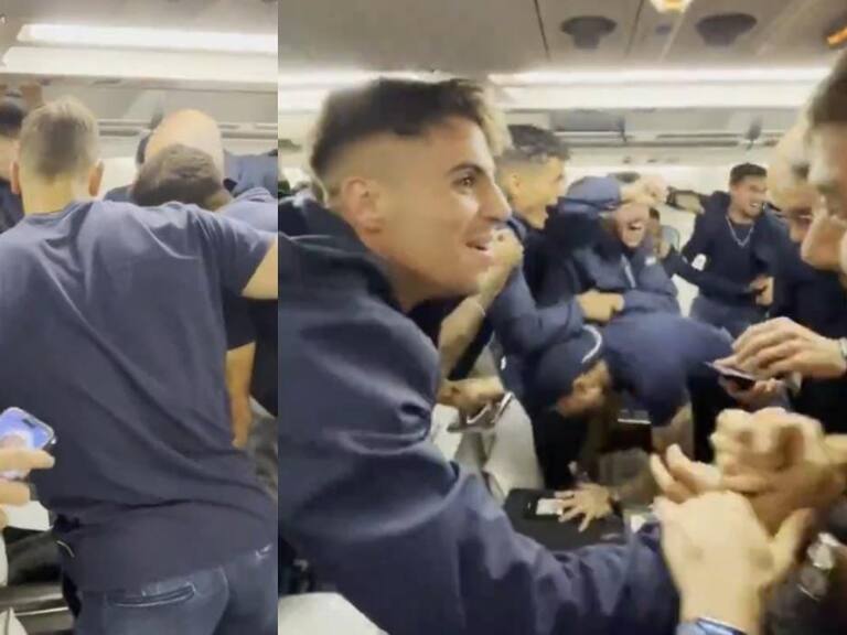 En pleno vuelo de avión: la emocionante reacción del Porto al enterarse de que clasificaron a octavos de Champions League
