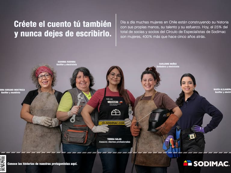 ¿Qué mujeres están transformando el mundo de la construcción? Sodimac impulsa iniciativa en el 8M para visibilizarlas