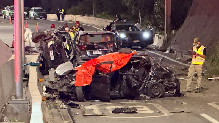 Carabineros confirma un fallecido y varios heridos en colisión múltiple