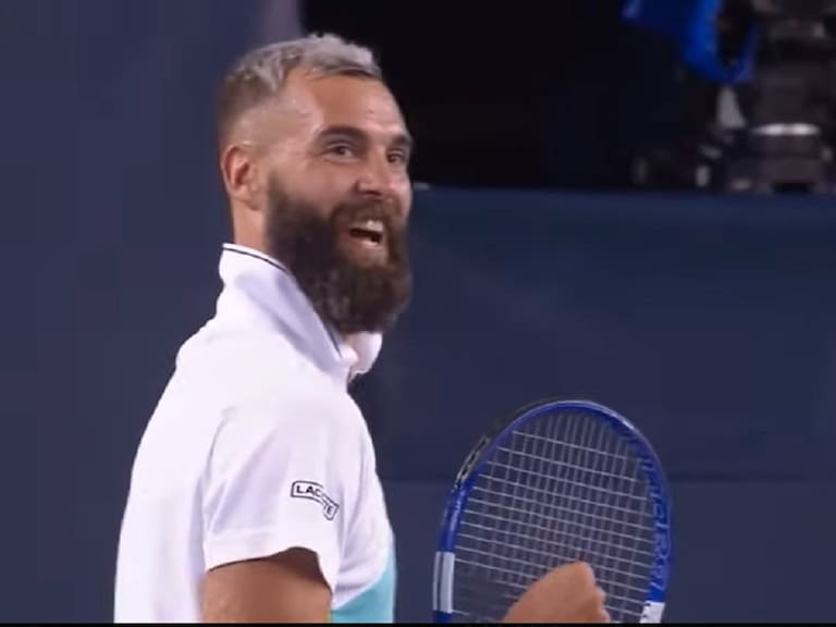 Otra locura: Benot Paire se inventó un golpe que no se había visto antes en el tenis