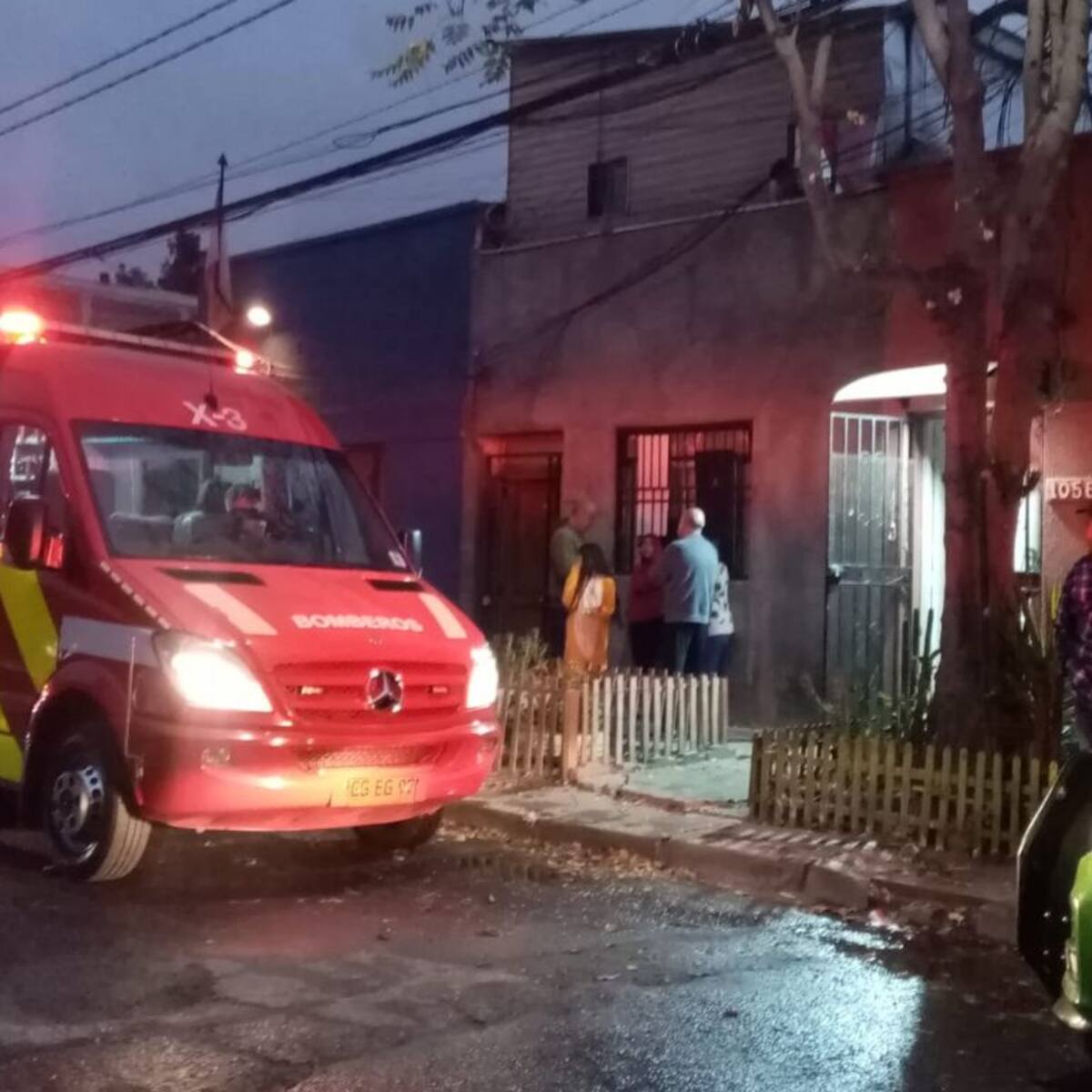 Incendio en cité de Recoleta termina con un adulto mayor muerto
