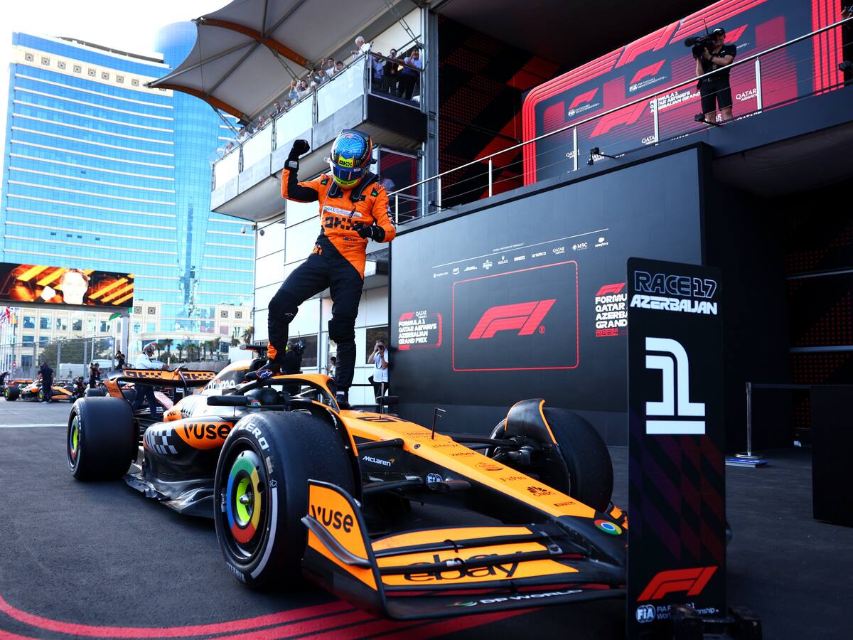 Óscar Piastri se quedó con el GP de Azerbaiyán y consiguió su segunda victoria en la Fórmula 1