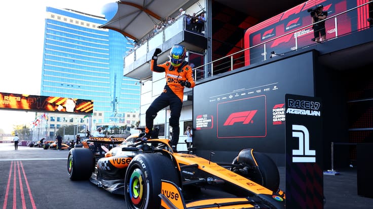 Óscar Piastri se quedó con el GP de Azerbaiyán y consiguió su segunda victoria en la Fórmula 1