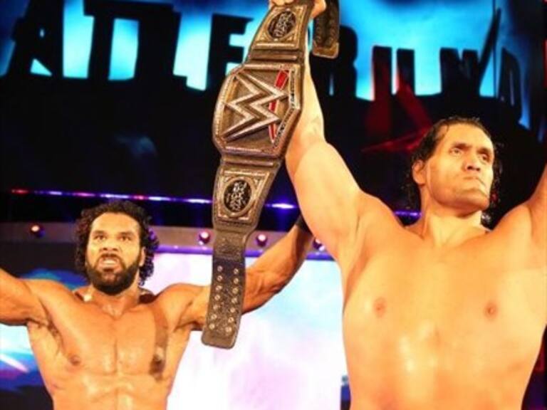 El Gran Khali retornó a la WWE y le dio el triunfo a Jinder Mahal en Battleground