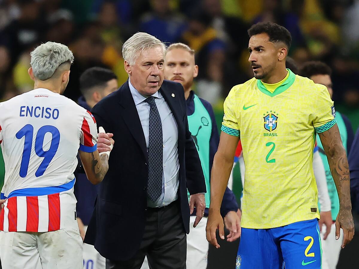 Sufre Carlo Ancelotti: Brasil suma tres bajas para el duelo contra Chile por Eliminatorias