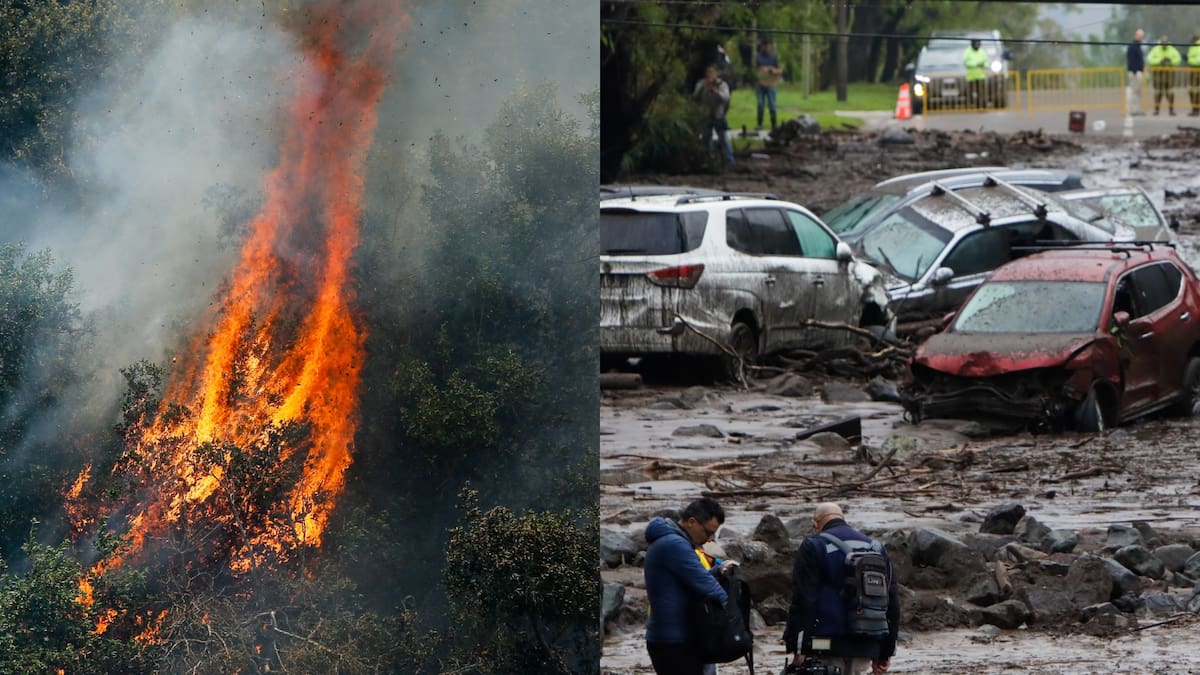 Cambio climático en Chile: advierten que lluvias de hoy podrían aumentar riesgo de incendios y aluviones