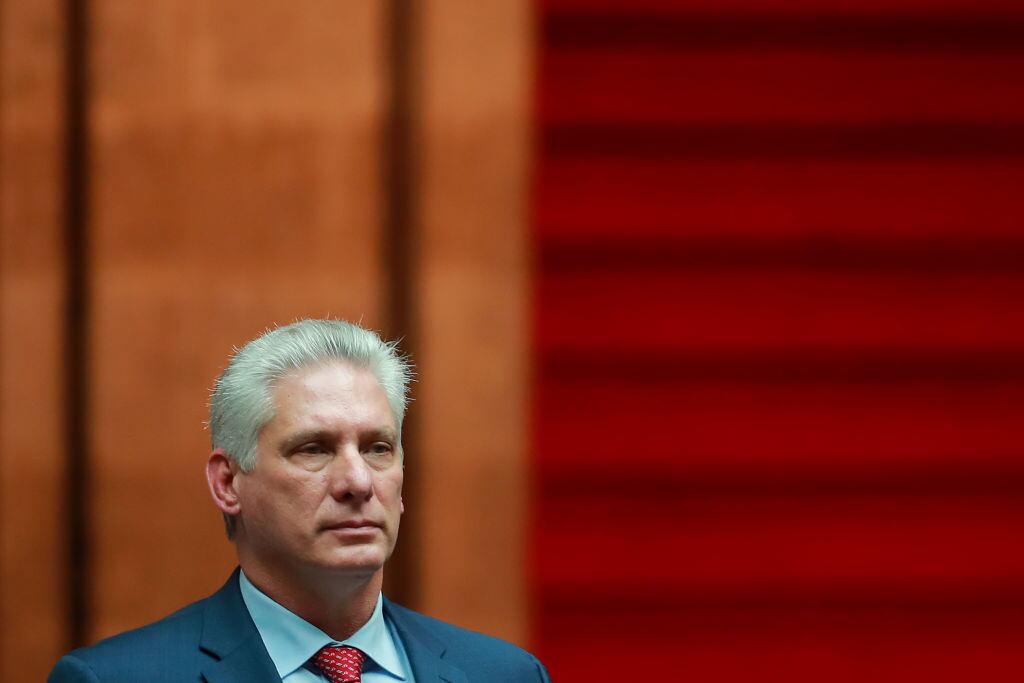 El presidente cubano Miguel Díaz-Canel