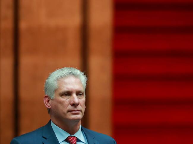 El presidente cubano Miguel Díaz-Canel