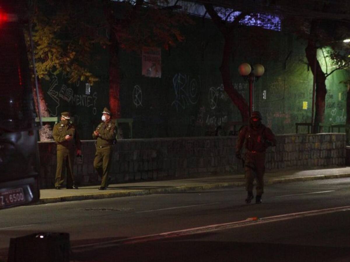Bomba de ruido detonó en inmediaciones de la Academia Nacional de Estudios Políticos y Estratégicos en Providencia