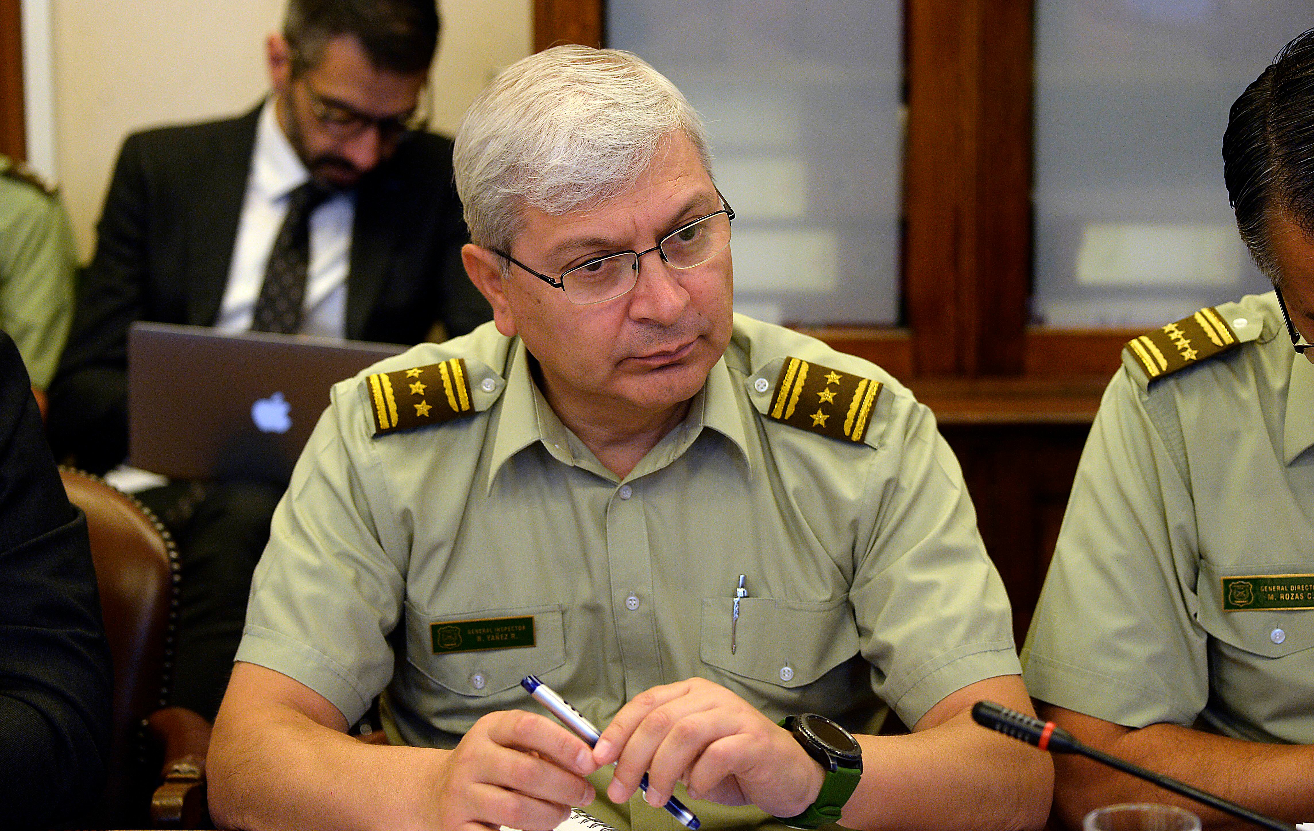 Agencia Uno | El general director de Carabineros, Ricardo Yáñez