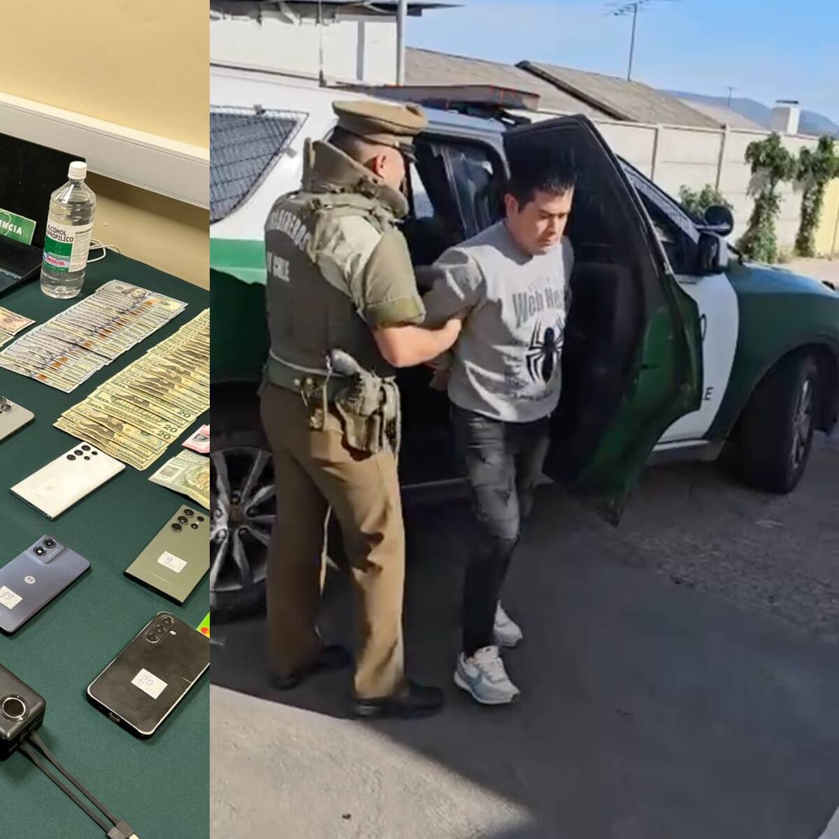 Cae banda internacional en La Pampilla de Coquimbo: esta es la increíble cantidad de teléfonos robados que se recuperaron
