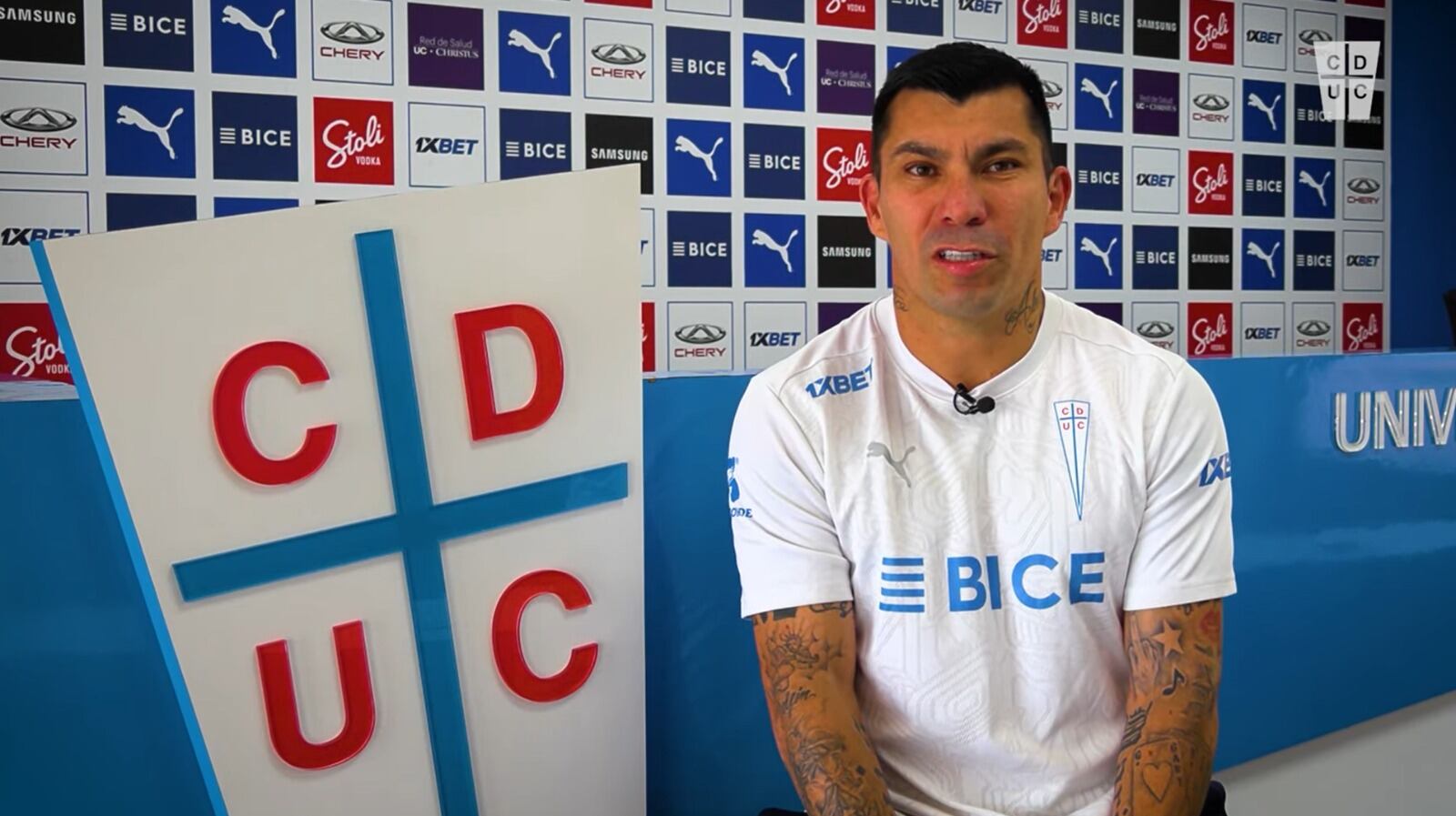 Gary Medel en su regreso oficial a la UC: “Me hubiese gustado estar dos o tres años antes” | Captura de pantalla