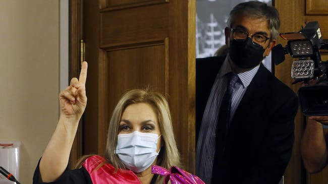 23 DE MARZO DE 2022/VALPARAISOLa diputada Pamela Jiles (i) y el ministro Mario Marcel (d), durante la Comisión de Constitución de la Cámara de Diputados, en donde se analiza el proyecto de ley, iniciado en Moción, que Promueve el derecho a la protección de la salud de personas del espectro autista y condiciones similares del neurodesarrollo.
FOTO: LEONARDO RUBILAR CHANDIA/AGENCIAUNO