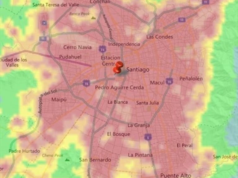 Mapa interactivo muestra los niveles de contaminación lumínica en el planeta