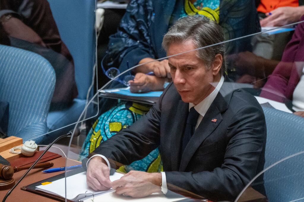 El secretario de estado de Estados Unidos Antony Blinken