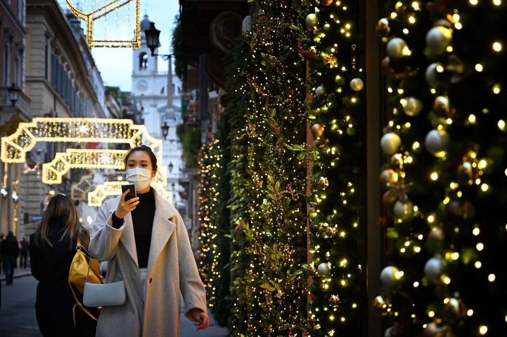 Las calles decoradas por la Navidad en Italia