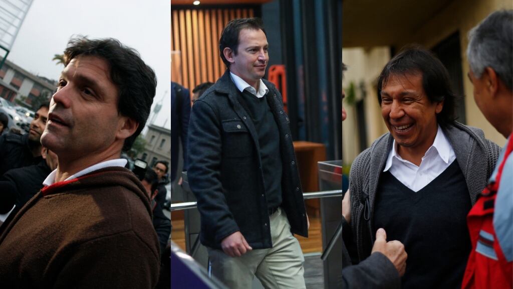 Marcelo Zunino, Ali Manouchehri y Leonel Herrera