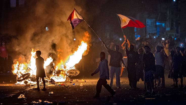 Masivas protestas contra escándalo de corrupción en Filipinas: hay más de 200 detenidos y 95 policías heridos