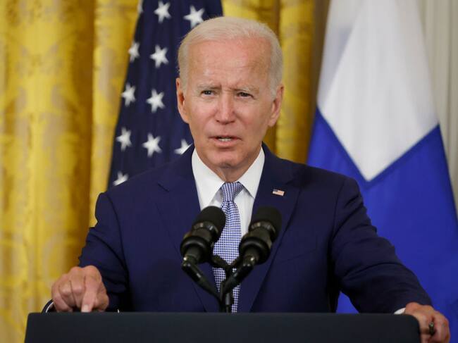 El presidente de Estados Unidos Joe Biden en Washington