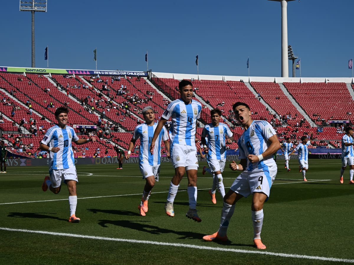 Argentina goleó a Nigeria y tendrá la posibilidad de vengar a Chile en los cuartos de final del Mundial Sub 20