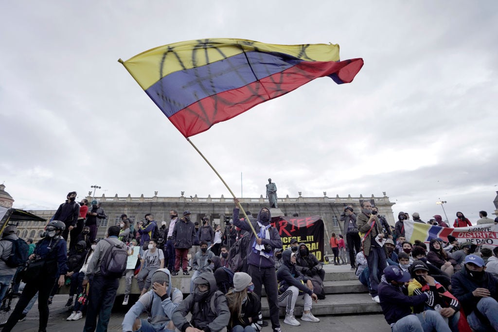 Imagen de los tribunales de justicia en Bogotá