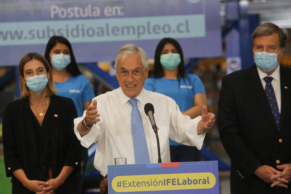 Presidente Piñera anuncia IFE Laboral escala 1020 ok