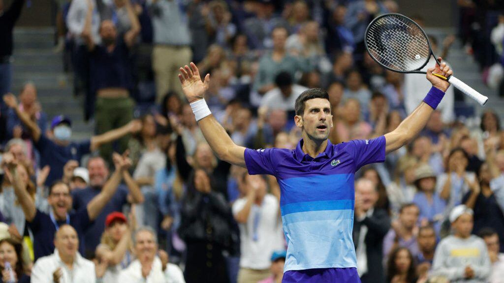 Novak Djokovic avanzó a la final del US Open y quedó a un triunfo de su Grand Slam 21