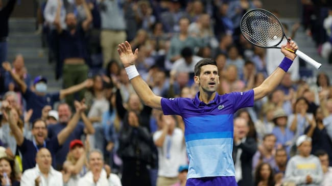Novak Djokovic avanzó a la final del US Open y quedó a un triunfo de su Grand Slam 21