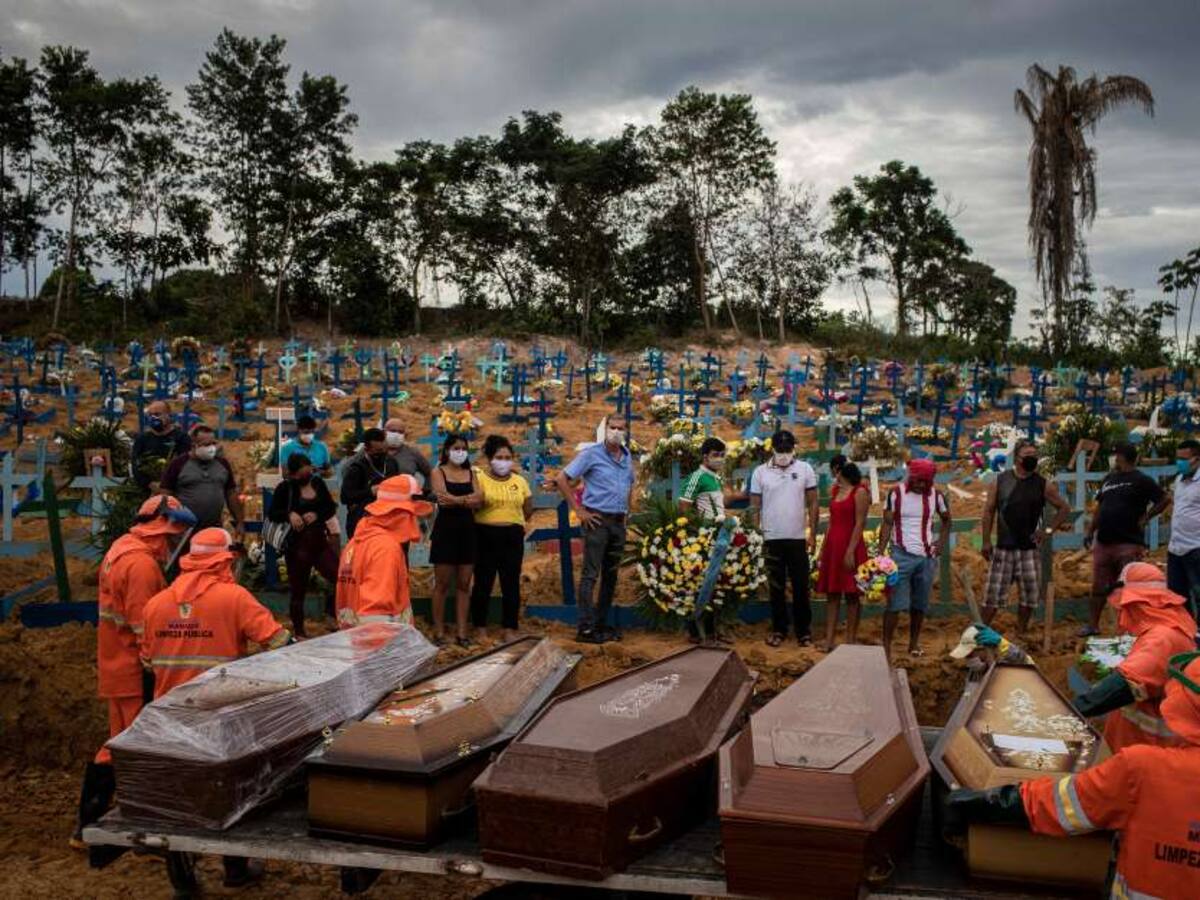 Brasil superó los 800 muertos en un día por Covid-19: Están cerca de los 20 mil en total