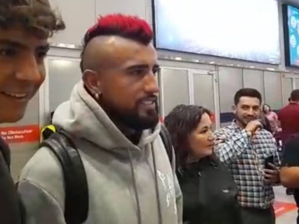 Arturo Vidal regresa a Chile para sumarse a los trabajos de La Roja de Berizzo