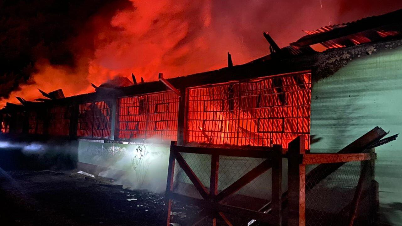 atentado incendiario en macrozona sur