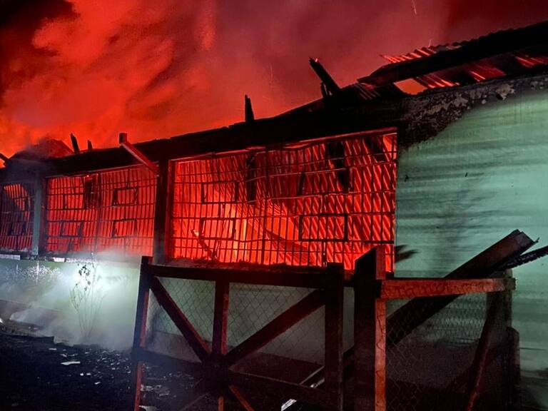 atentado incendiario en macrozona sur