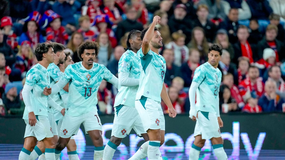 Portugal se ‘olvida’ de Cristiano y aprovecha un insólito error para vencer a Noruega en la Nations League