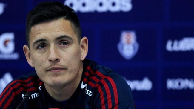 6 de Agosto del 2019/SANTIAGOMatías Rodriguez habló en conferencia de prensa en el Centro Deportivo Azul, tras el entrenamiento de la Universidad de Chile.
FOTO: HANS SCOTT/AGENCIAUNO