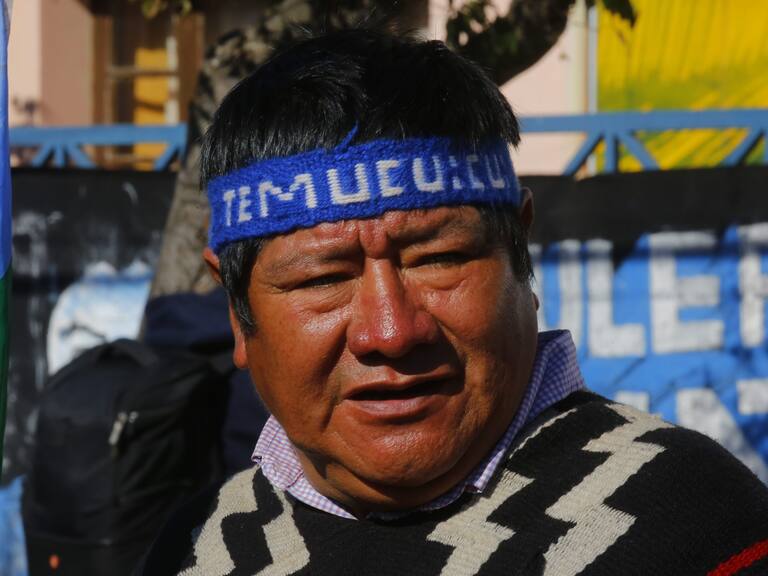 02 de Marzo del 2020/ANGOL
Marcelo Catrillanca fuera del Tribunal de Angol, luego de conocer la suspencion provisional del juicio a los ex Carabineros imputados por los delitos de homicidio consumado de su hijo, comunero mapuche Camilo Catrillanca. En tribunal de juicio oral en lo Penal de Angol
FOTO:SEBASTIAN BROGCA/AGENCIAUNO