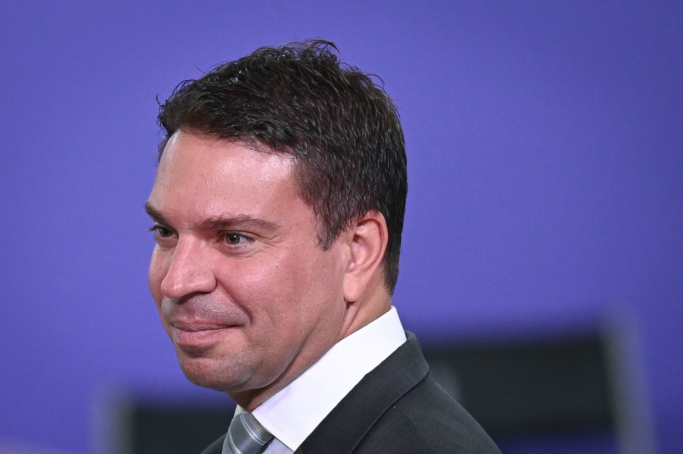 General director of ABIN (Brasilian Intelligence Agency) Alexandre Ramagem arrives for the launching ceremony of the National Vaccination Operationalization Plan against COVID-19 at Planalto Palace in Brasilia, Brazil, on Wednesday, Dec. 16, 2020. (Photo by Andre Borges/NurPhoto via Getty Images)