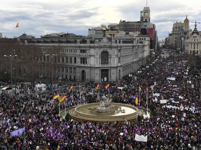 Manifestación en Madrid por el 8M