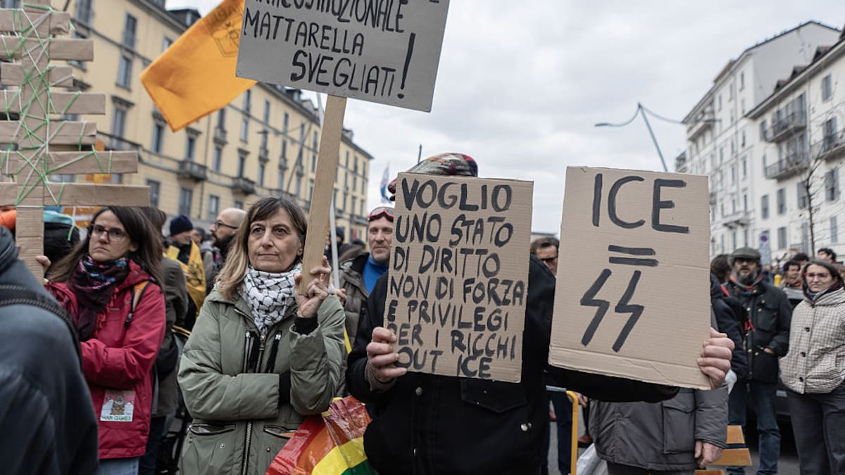 “Olimpiadas infernales”: Masiva protesta en Italia contra el impacto ecológico y la presencia de agentes de EE. UU.