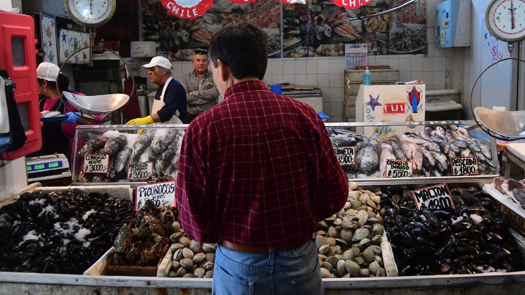Mariscos, marea roja