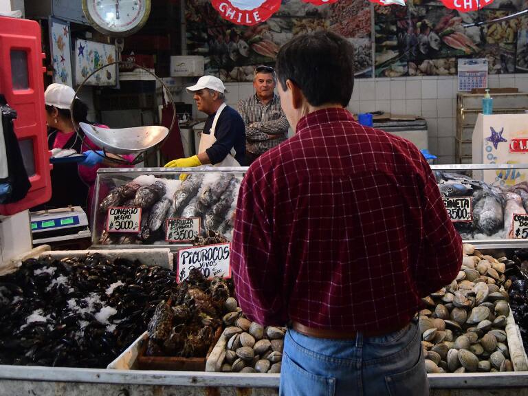 Mariscos, marea roja