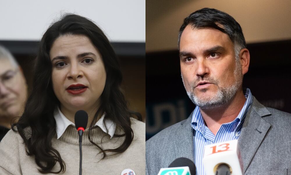 Agencia Uno | La ministra de la Mujer, Antonia Orellana, y el senador Javier Macaya