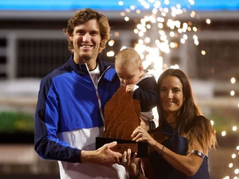 Se va formando el team: Nicolás Jarry junto a su esposa esperan por su segundo hijo