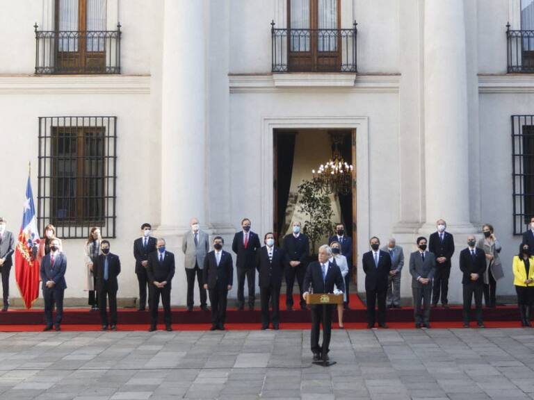 28 DE JULIO DE 2020/SANTIAGOVista general del nuevo gabinete, durante la ceremonia de Cambio de Gabinete realizada por el Presidente de la Republica en el Palacio de La Moneda.
FOTO: SEBASTIAN BELTRAN GAETE/AGENCIAUNO