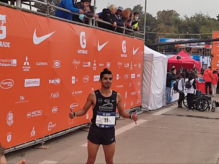 Daniel Cortés, el gran ganador de la Maratón de Santiago: «Represento a todo el norte de Chile, volveré a contar esta increíble hazaña»