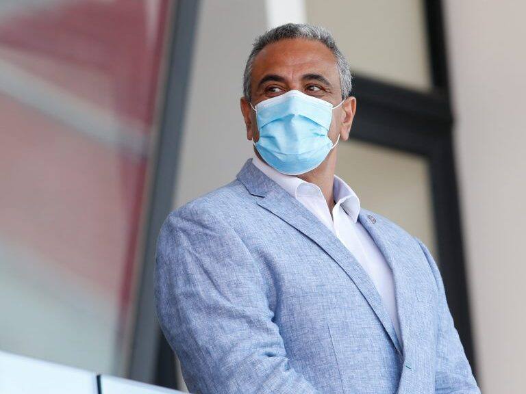 6 de Septiembre del 2020/SantiagoEl presidente de la anfp Pablo Milad ,durante el partido valido por la Novena fecha del Campeonato Nacional AFP PlanVital 2020, entre Universidad de Chile vs Colo Colo, disputado en el Estadio Nacional.
FOTO:FRANCISCO LONGA/AGENCIAUNO