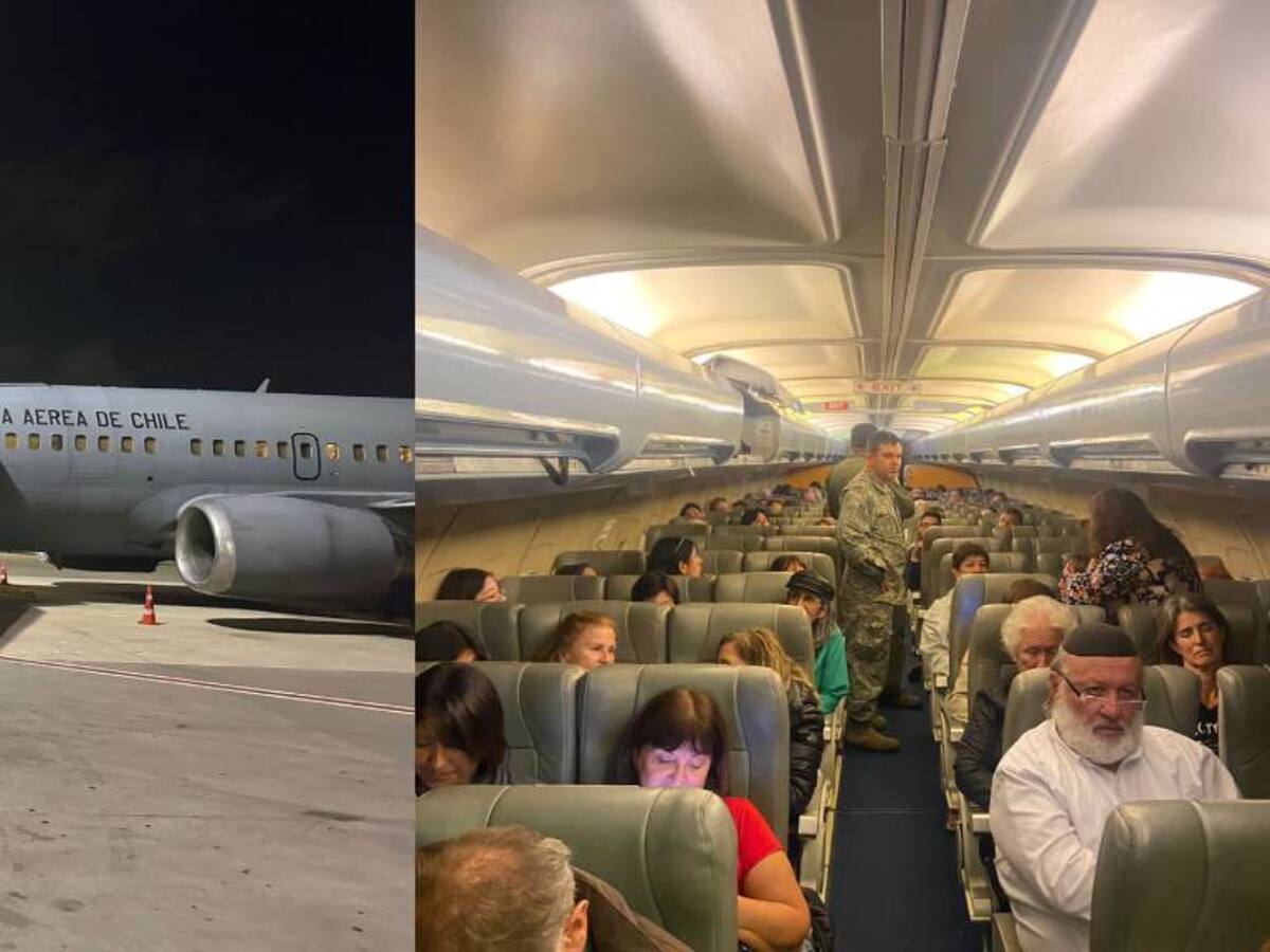 Guerra Israel y Palestina: despega el primer vuelo humanitario que con 80 chilenos hacia Atenas