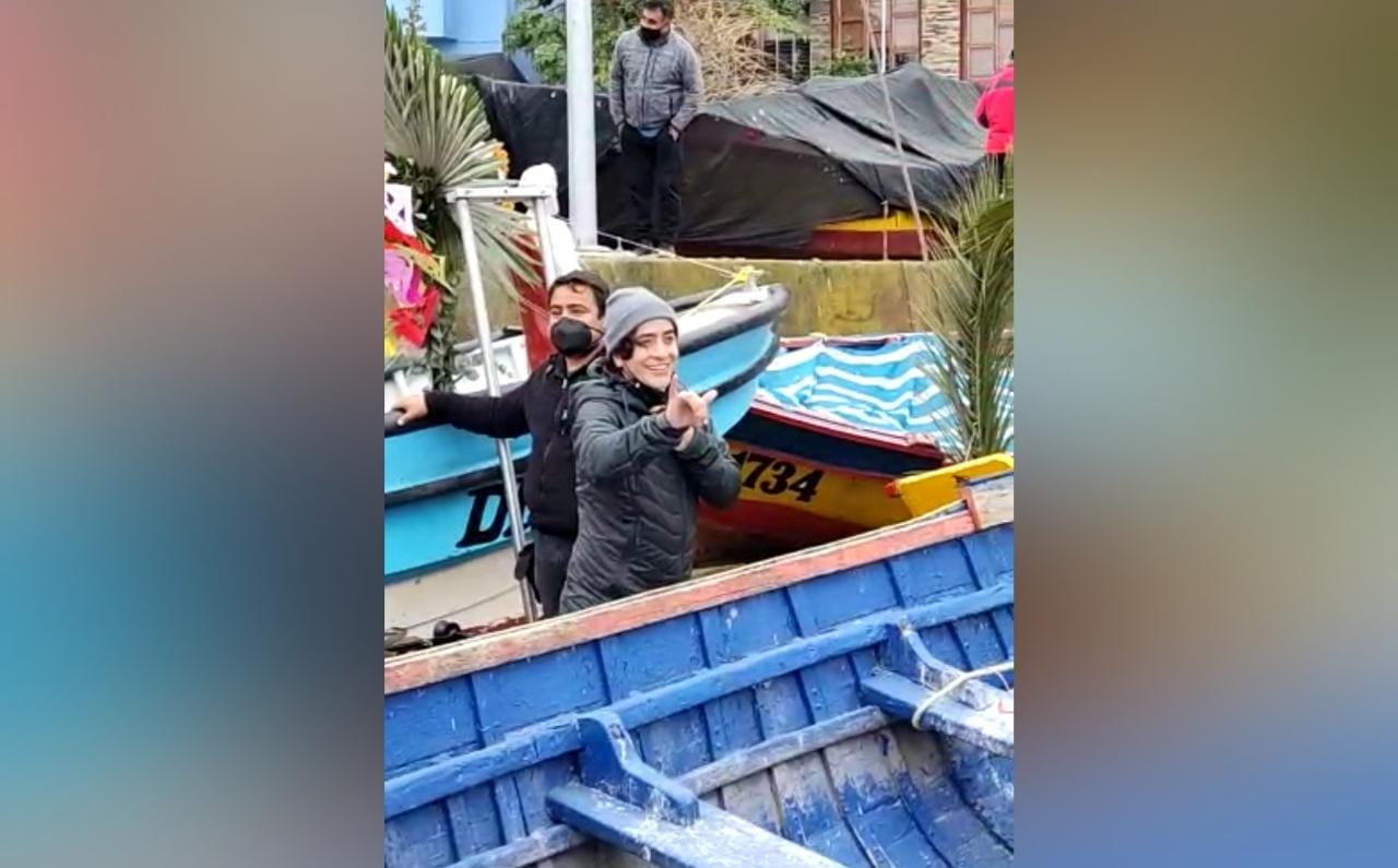 Fernando Godoy grabando la nueva teleserie de Mega | ADN.cl