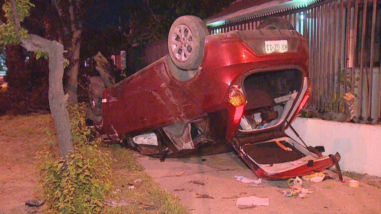 Accidente en Ñuñoa